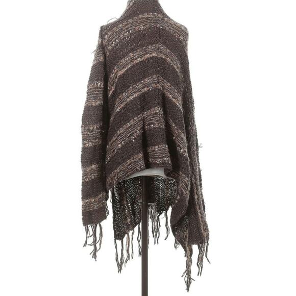 Free People Runway Runaway Love Retro Stripe Small Fringe Cardigan Sweater - Picture 3 of 7